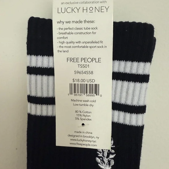 FP Movement by Free People Ribbed Crew Socks - Picture 4 of 4